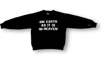 On Earth As It Is In Heaven Black Sweater