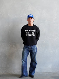 On Earth As It Is In Heaven Black Sweater