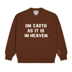 On Earth As It Is In Heaven Brown Sweater