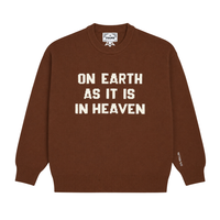 On Earth As It Is In Heaven Brown Sweater