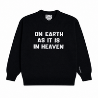 On Earth As It Is In Heaven Black Sweater