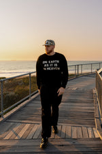 On Earth As It Is In Heaven Black Sweater