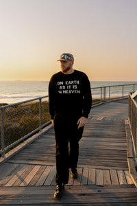 On Earth As It Is In Heaven Black Sweater