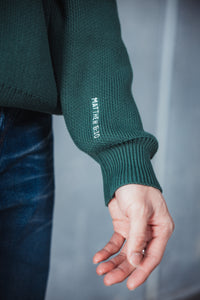 On Earth As It Is In Heaven Forest Green Sweater