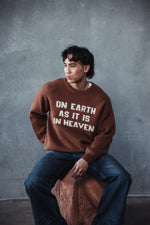 On Earth As It Is In Heaven Brown Sweater