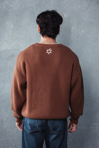 On Earth As It Is In Heaven Brown Sweater