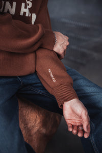 On Earth As It Is In Heaven Brown Sweater