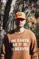 On Earth As It Is In Heaven Brown Sweater